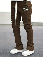 Men's Drawstring Flare Pants