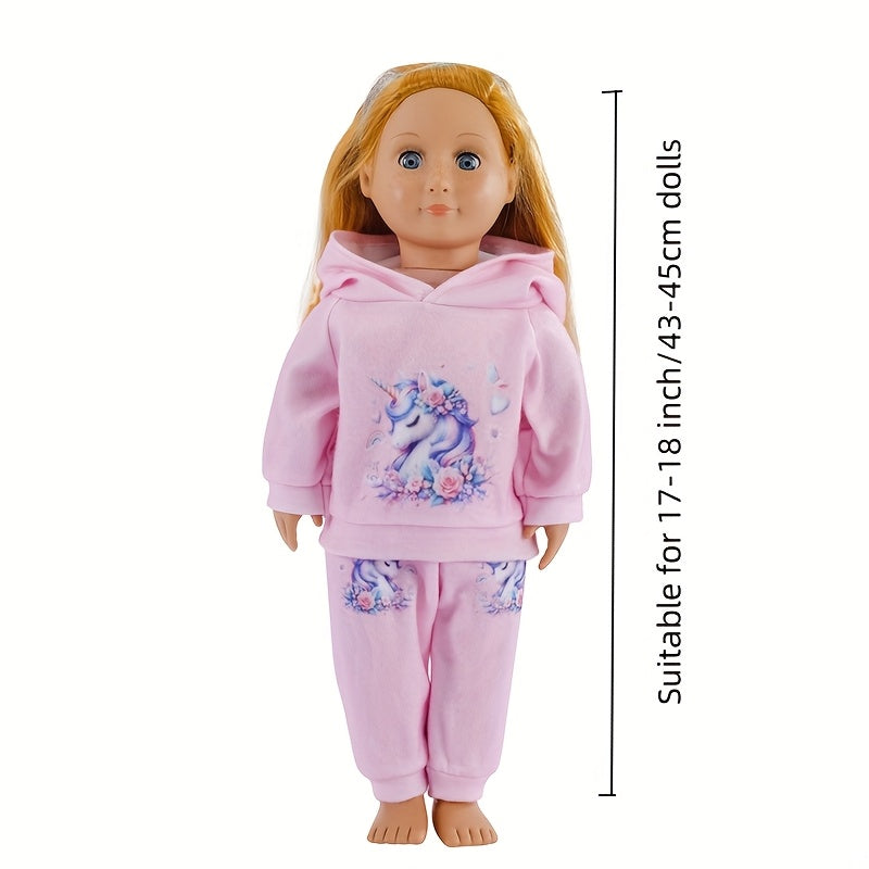 Unicorn Series Doll Clothing Set for 17-18-Inch Dolls