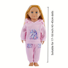 Unicorn Series Doll Clothing Set for 17-18-Inch Dolls