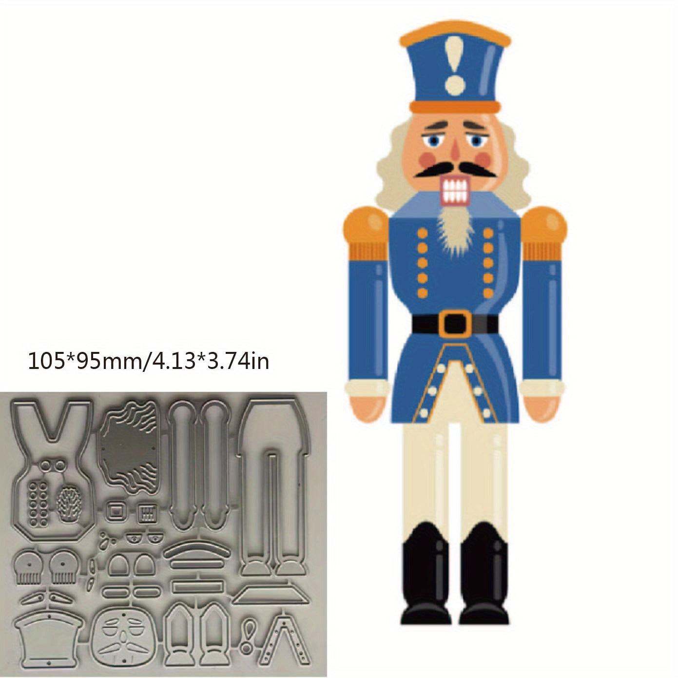 1pc Nutcracker Soldier Metal Cutting Dies for DIY Scrapbook Paper Craft