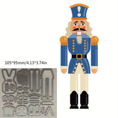 1pc Nutcracker Soldier Metal Cutting Dies for DIY Scrapbook Paper Craft