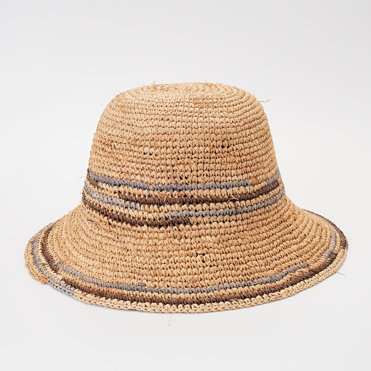 Ethnic Style Seaside Sun Hat Mens Womens Straw Sun Protection Hat