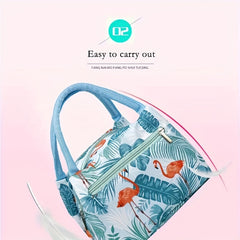 Cartoon Tote Bag Insulated Lunch Bag Aluminum Foil Zipper Thickened Oxford Cloth