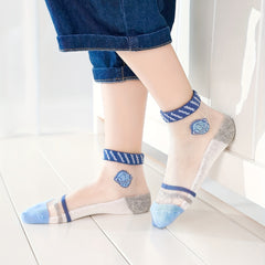 5 Pairs Boys Rocket Casual Ankle Socks Breathable Sport Socks Kids Toddlers
