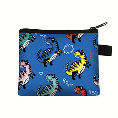 Kids Cartoon Dinosaur Coin Purse Mini Storage Bag Birthday Gift