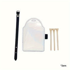 2 Pcs Heat Transfer Blank PU Golf Spike Sleeves with Spikes