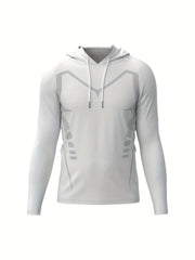 Solid Hoodie Sweatshirt for Men Outdoor Activities