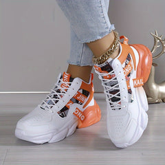 Stylish High Top Basketball Shoes Lightweight Non-slip Sport Shoes