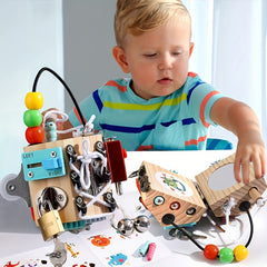 14-in-1 Activity Cube Set for Toddlers Learning Toys Montessori Brain Toys