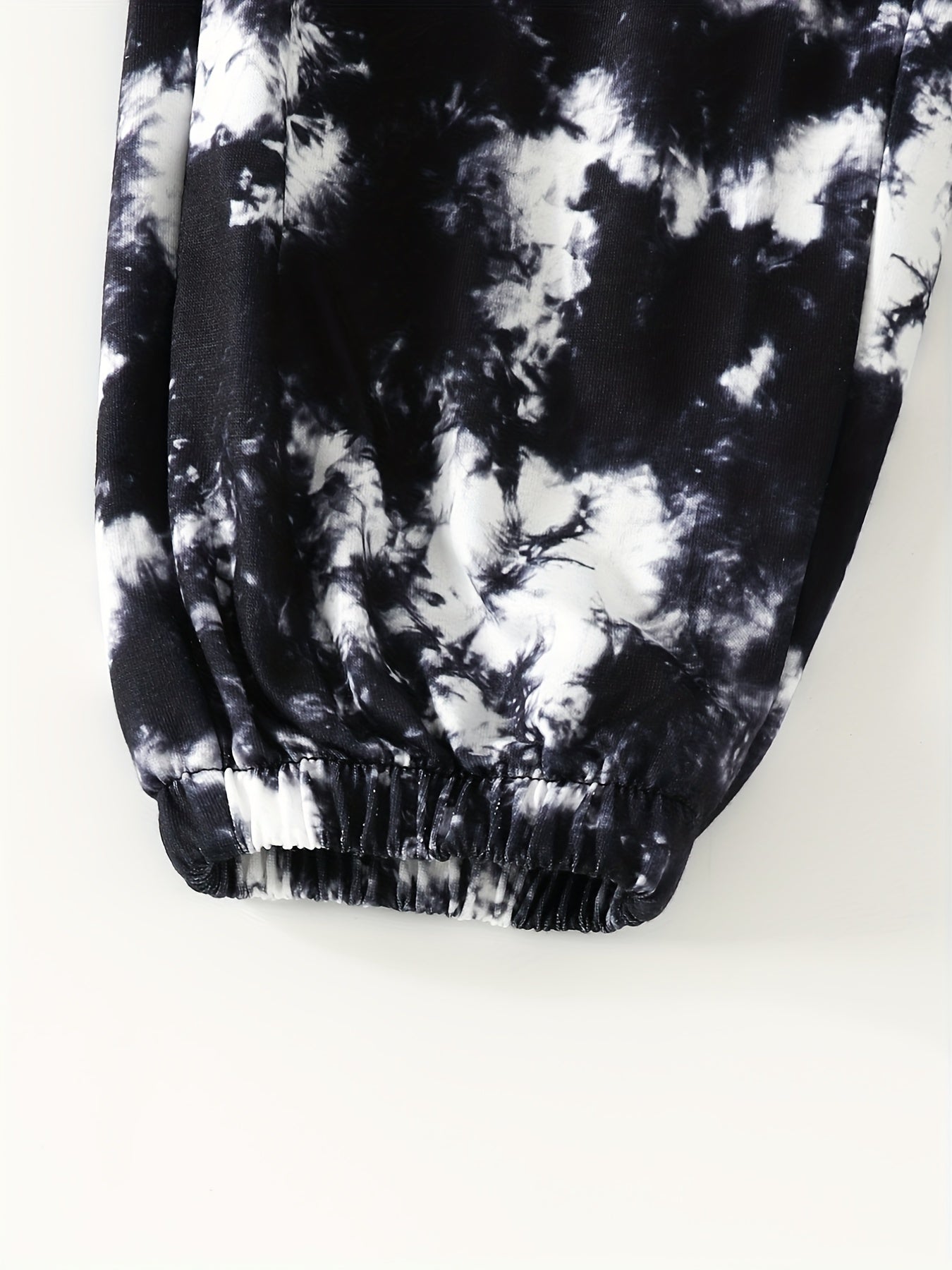 2pcs Boys Tie Dye Solid Long Pants for Spring/Autumn