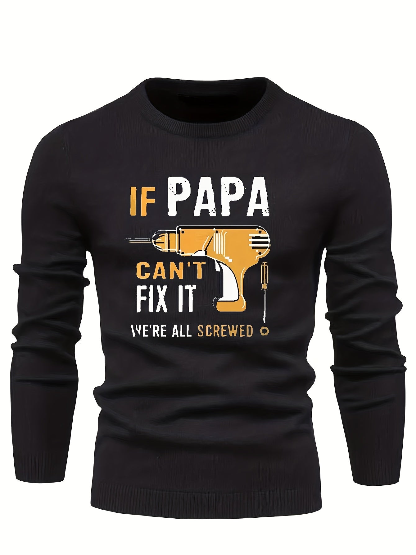 Men's Casual Warm Crew Neck Pullover Sweater