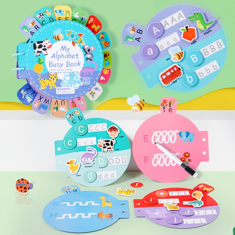Educational Quiet Book for Kids - Alphabet Learning Toy