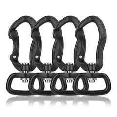 360 Rotatable Buckle Clip Swivel Carabiner Hook For Dog Leash Camping
