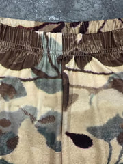 Leaf Print Skinny Leggings for Women