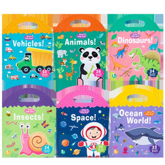 Montessori Paste Quiet Books Scene Stickers Focus Training
