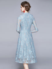 Lace Bridesmaid Dress Night Out Cocktail Women's Clothing