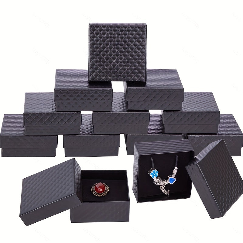 5pcs High Striped Jewelry Box For Necklace Pendant Earrings Bracelet