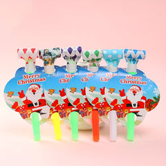 6pcs Christmas Whistles Party Props