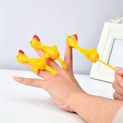 10pcs Ejection Turkey Trick Fun Toy Creative Chicken Toy