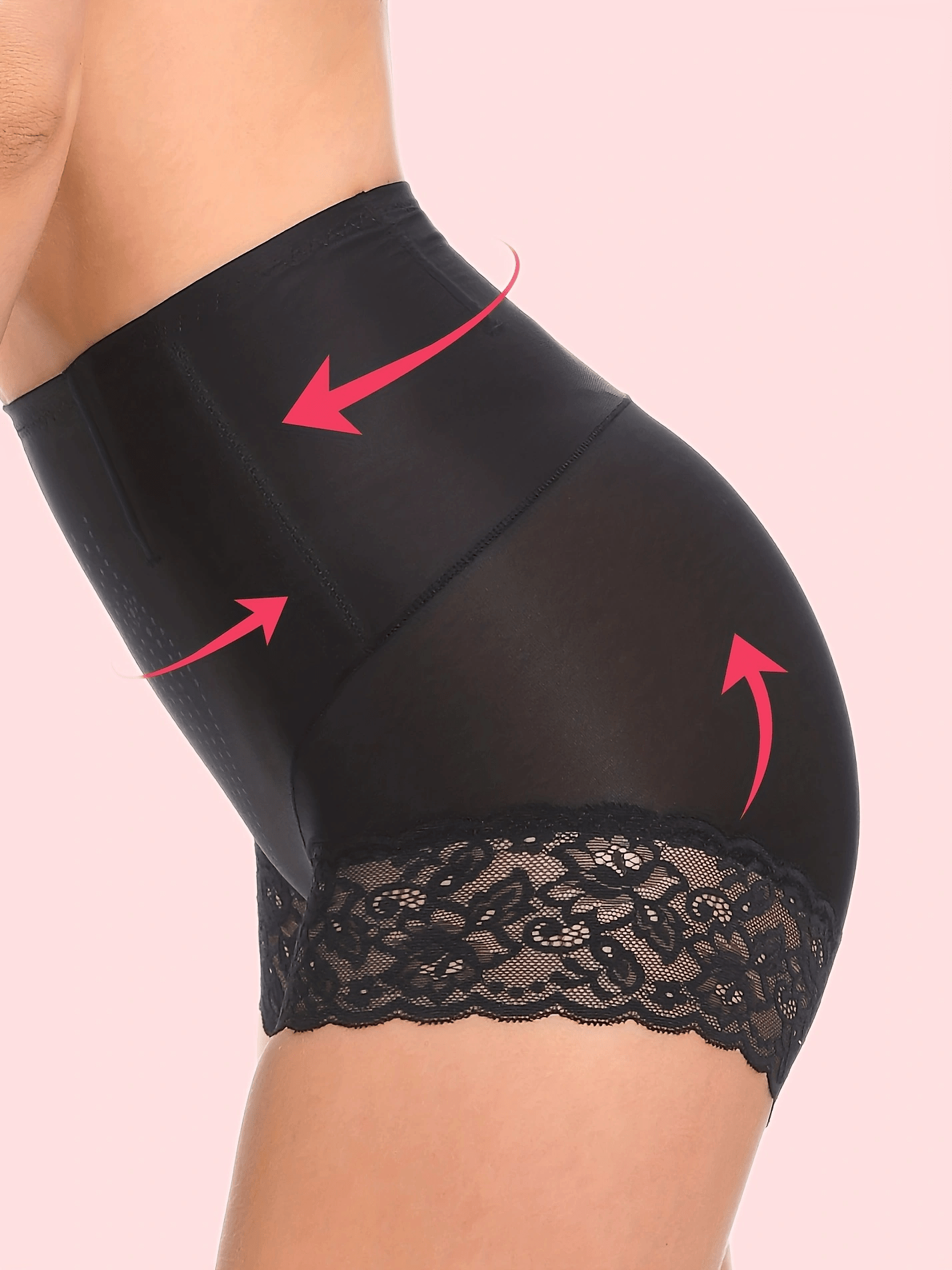 Lace Waist Shaping Panties Bikini Underwear To Lift & Shape Buttocks
