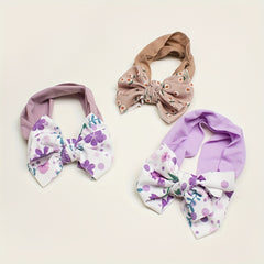 Printed Threaded Bow Baby Headband For 0-2 Year Old Babies