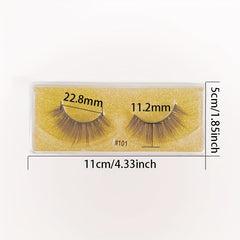 10 Pairs Natural False Eyelashes Mink Makeup Set for Perfect Look