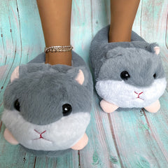 Women's Novelty Plush Slippers Cozy Slip On Indoor Home Shoes