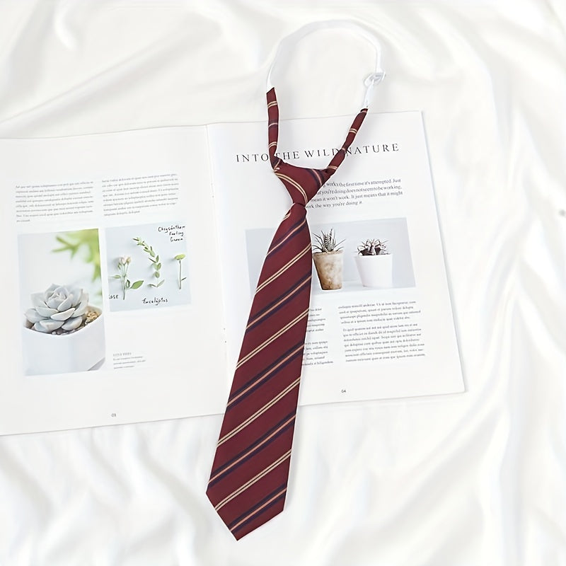 Boys Striped Tie for School Uniforms
