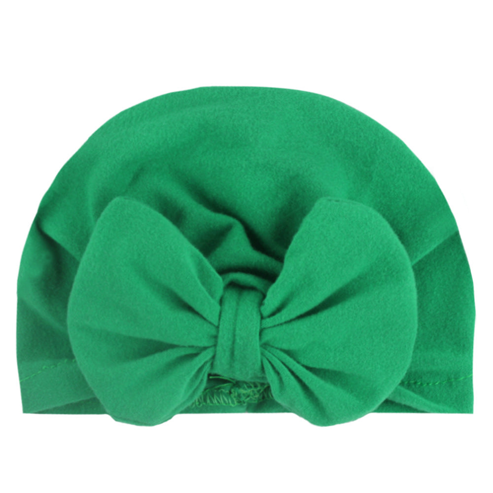 Infant Head Wrap Hat Bow Beanie Caps Turban For Baby Boys And Girls