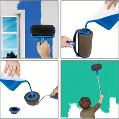 6pcs Multifunctional Paint Roller & Corner Brush for DIY Wall Painting