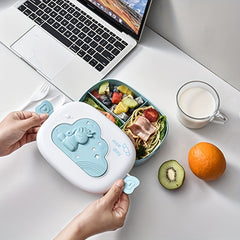 1pc Portable Lunch Box Microwave Safe Leakproof Food Box