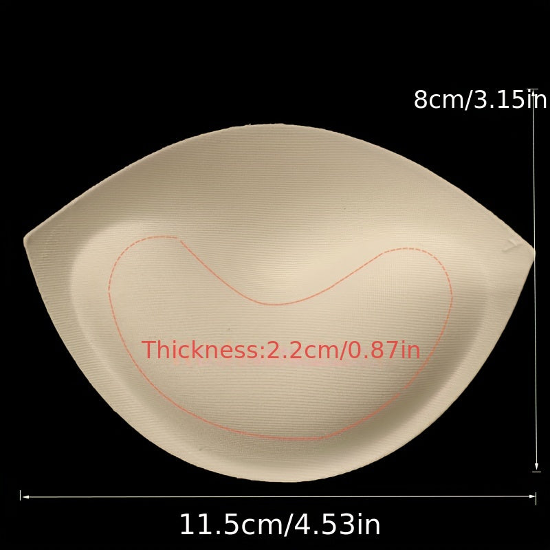 3 Pairs Sponge Bra Insert Pads Invisible Anti-convex Chest Enhancer