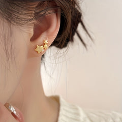 Girls Teen Star Stud Earrings Jewelry Gift Party Holiday