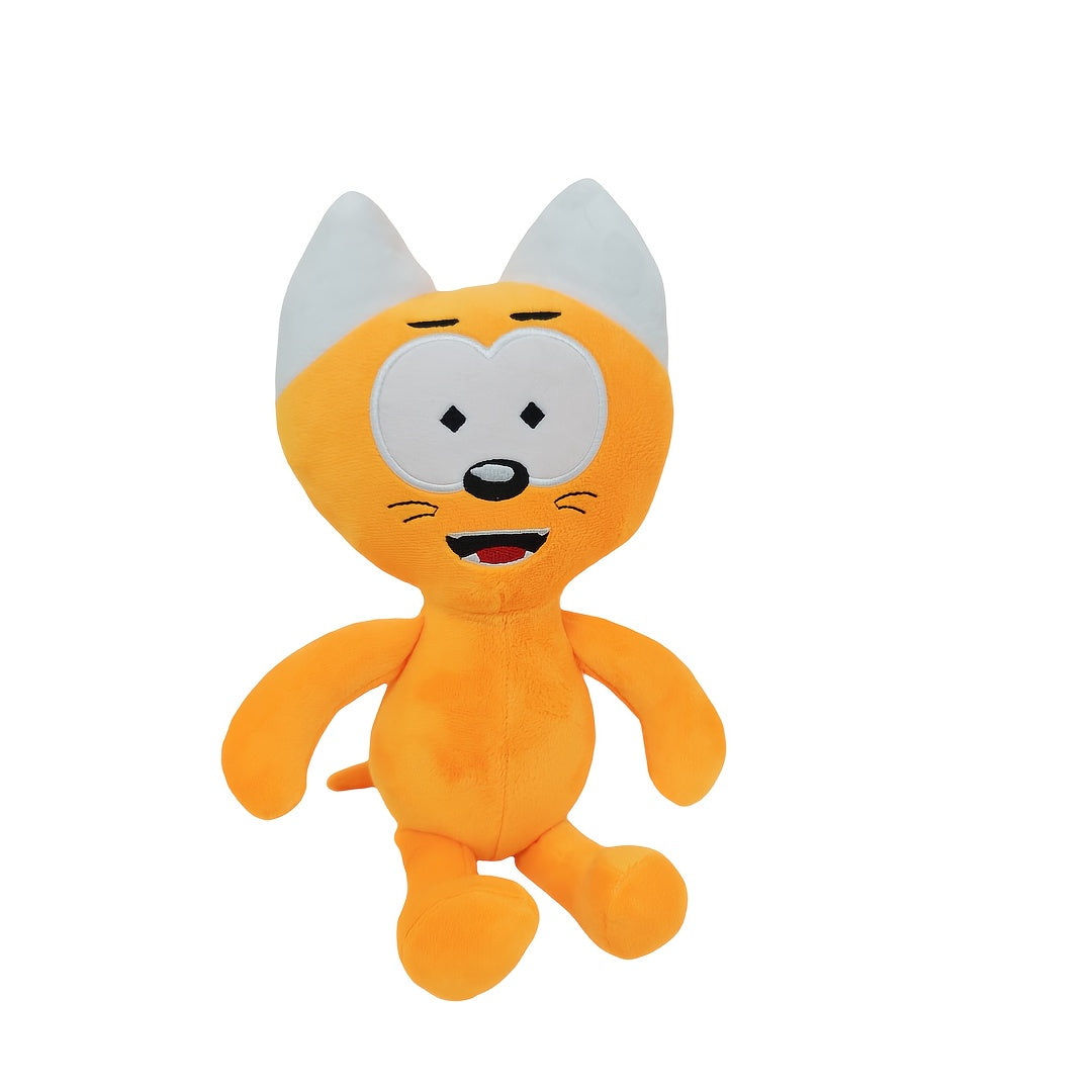 Yellow Kote Kitty Plush Toy Soft Stuffed Animal Doll for Room Decor