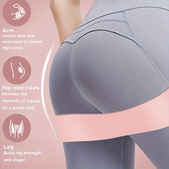 Silicone Yoga Pull Belt Fitness Resistance Bands