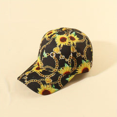 Vintage Chain Print Baseball Cap Hip Hop Lightweight Sun Hat Unisex