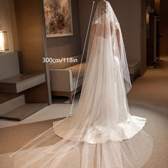 Wedding Baroque Faux Pearl Veil Accessory Long Veils With Comb 1 Tier Bride Veil