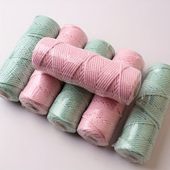 50m 3mm Cotton Thread Sewing Home Decoration DIY Holiday Woven Rope