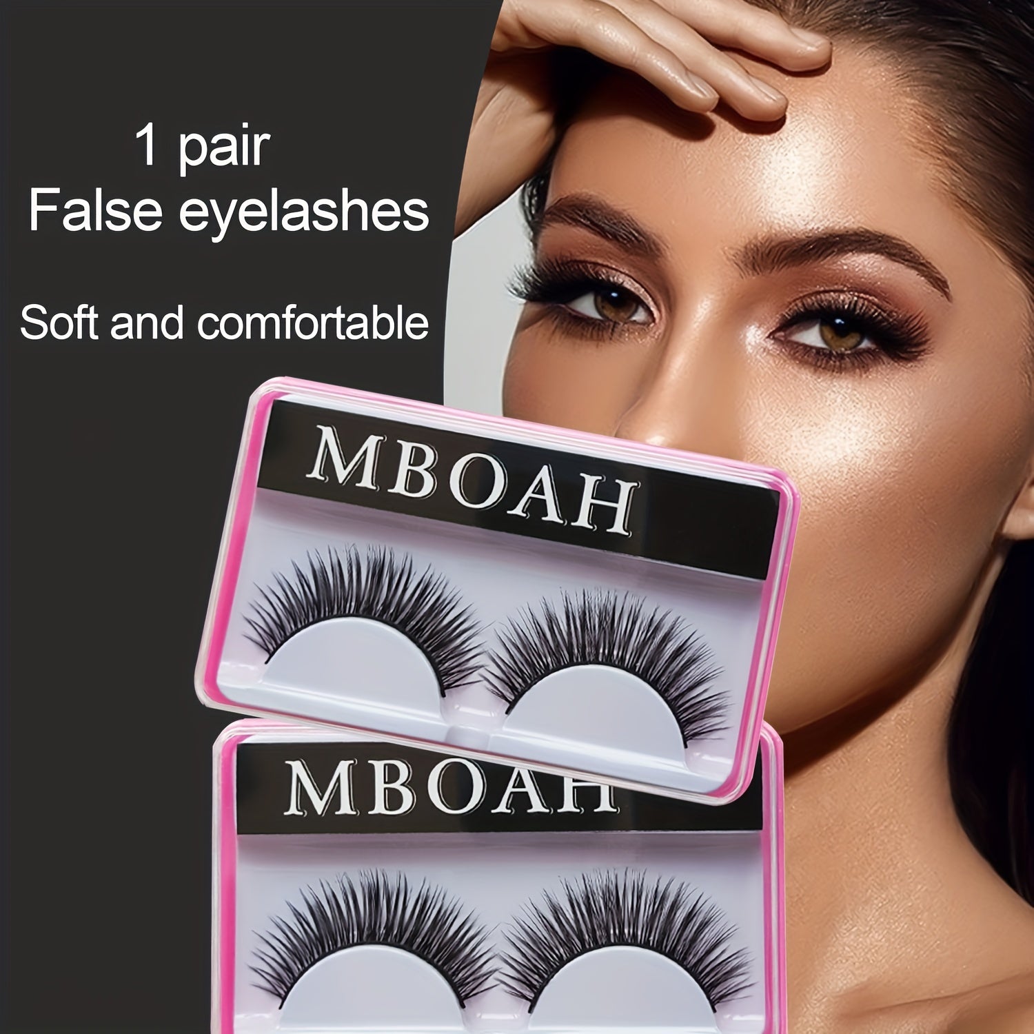 Natural Look False Eyelashes for Weddings and Parties