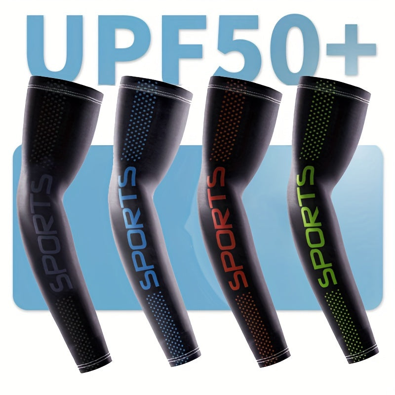 1 Pair Ice Silk Sleeves for Outdoor Protection