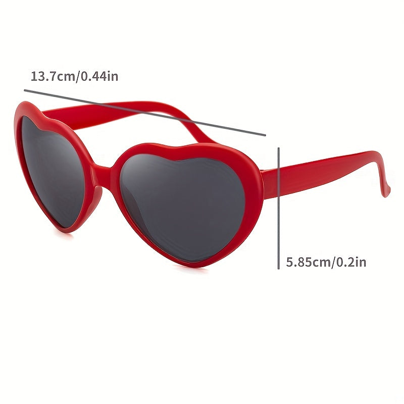 Heart Shaped Sunglasses Funny Sunglasses Romantic Proposal Tools Party Toys