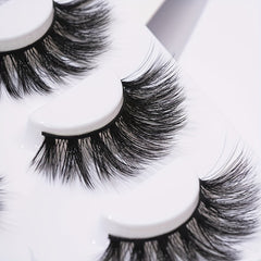 4 Pairs Crisscross Lash Extension 8 18mm Wispy Volume False Eyelashes