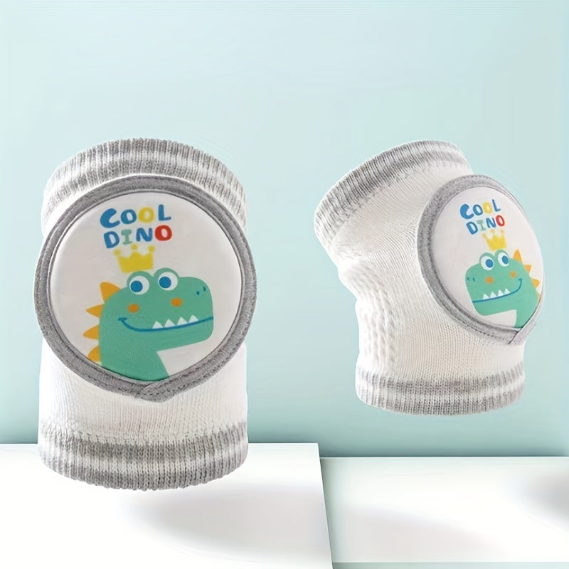 Baby Safety Cartoon Knee & Elbow Pads for Crawling Fun