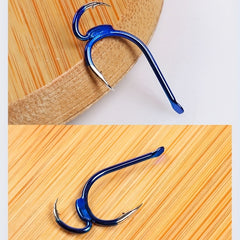 10pcs Circle Fish Hooks High Carbon Steel Barbed Hooks For Fishing