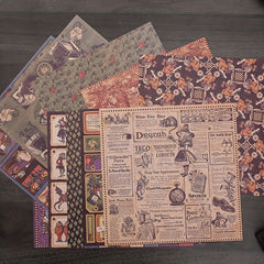 Halloween Alice Material Paper Pack of 10 Sheets