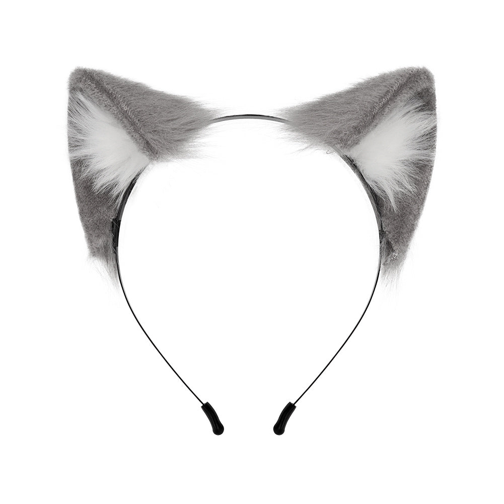 Cat Ear Hair Hoop Plush Headwear for Live Photo Props