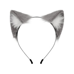 Cat Ear Hair Hoop Plush Headwear for Live Photo Props
