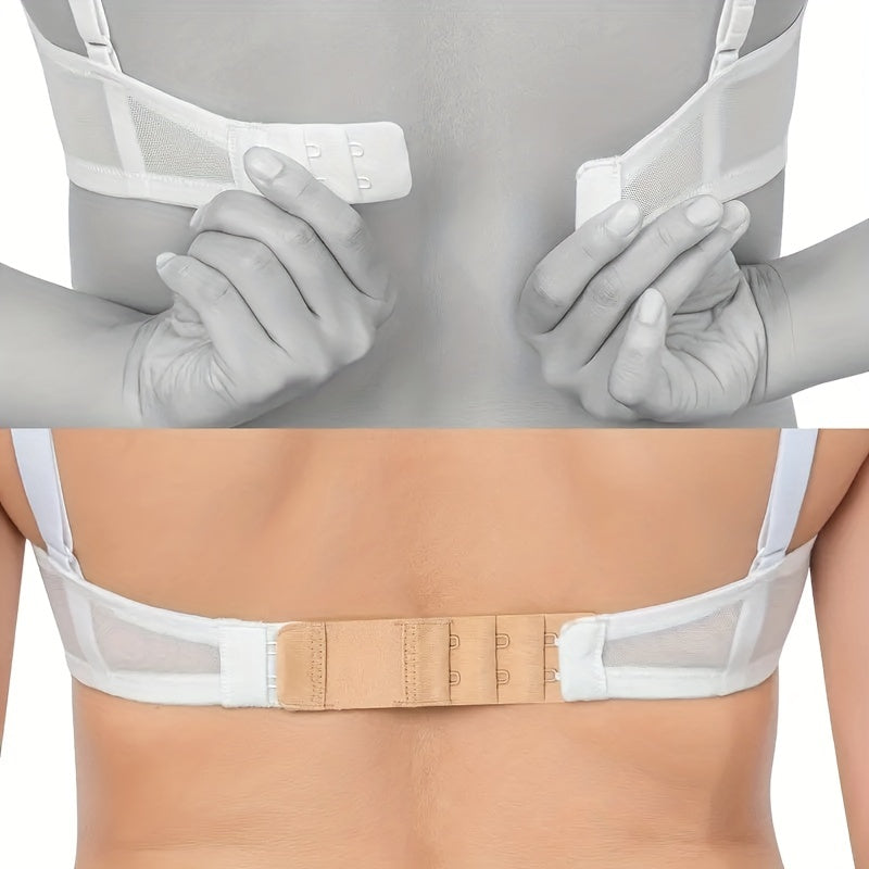 3pcs Bra Extenders Hooks Adjustable Band Women's Lingerie Accessorie