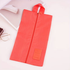 Portable Nylon Shoes Storage Bag Travel Clothes Dustproof Zipper Pouch