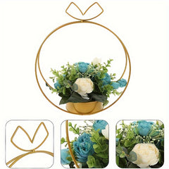 Metal Flower Arrangement Basket Wedding Decoration Flower Holder